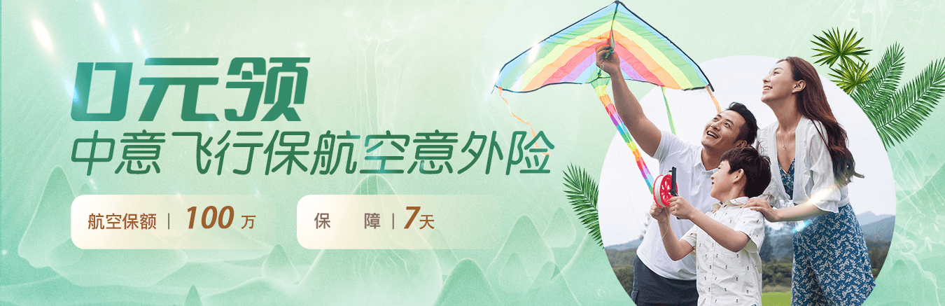 中意飞行保航空意外险